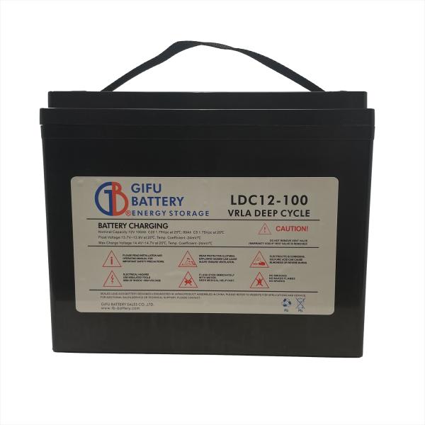 ディープサイクルバッテリー LDC12-100 新品 本体 岐阜バッテリー