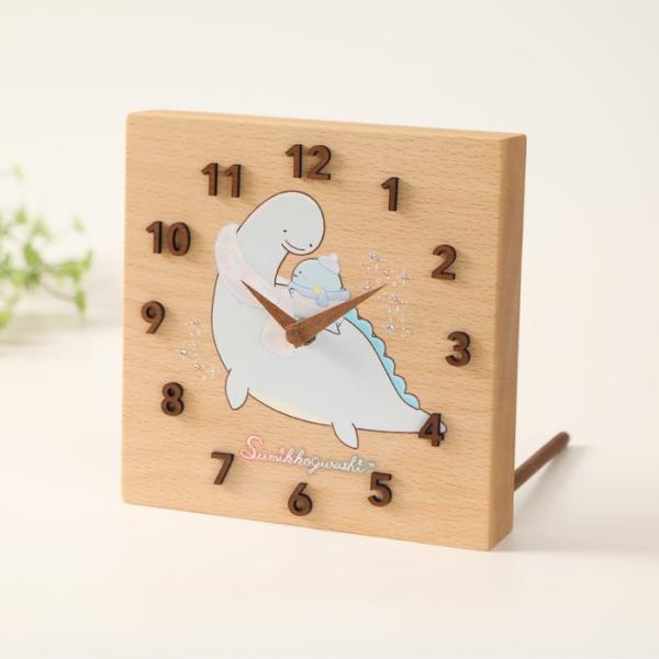 壁掛け時計 木製 すみっコぐらし きらきらな夜 キャラクター おしゃれ かわいい 木 アナログ イン...