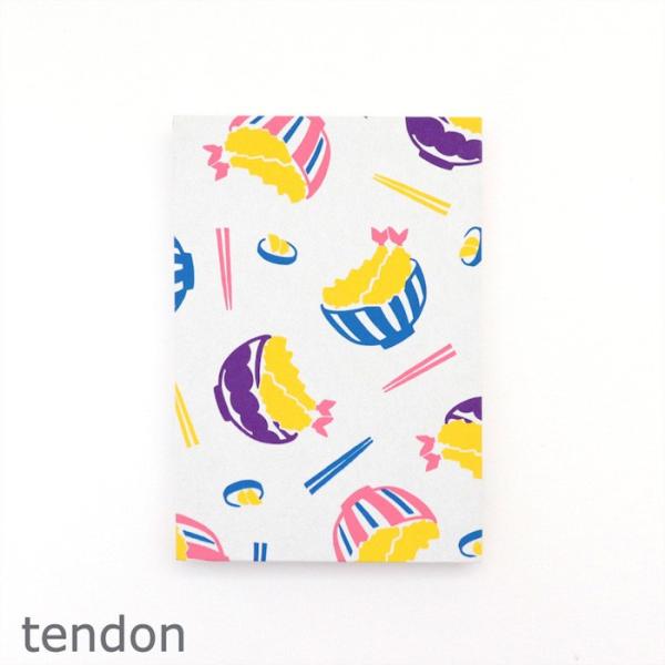 御朱印帳 「天丼」 蛇腹折り 44ページ 和紙 シルクスクリーン かわいい おしゃれ 蛇腹折り ご縁...