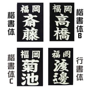 ハリロン風剣道垂名札(剣道ゼッケン・垂ネーム)の詳細画像4