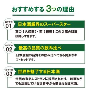 獺祭 久保田 飲み比べセット 純米大吟醸45 ...の詳細画像4