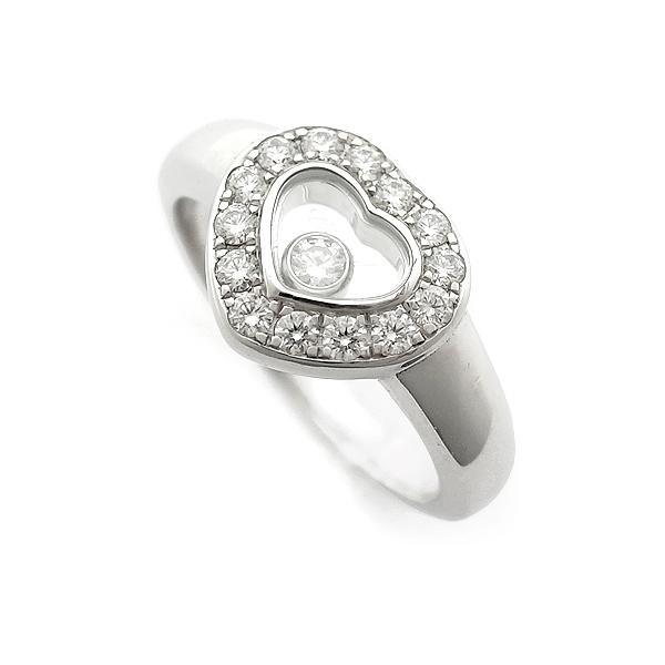 【緑屋質屋】ショパール ハッピーダイヤモンド リング 82/1084 K18WG【中古】