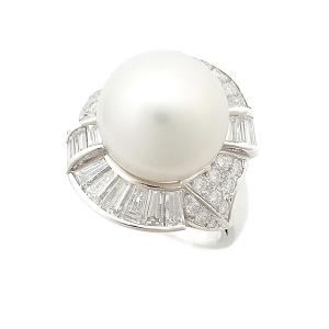 緑屋質屋】カルティエ バレリーナ ウェディング リング ダイヤ入り #54