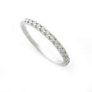 緑屋質屋】ヴァンドーム青山 ハーフエタニティダイヤリング 0.40