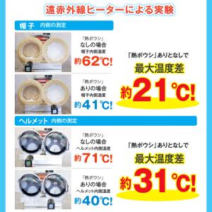 熱ボウシ 帽子やヘルメットに入れる 熱ボウシシ...の詳細画像5
