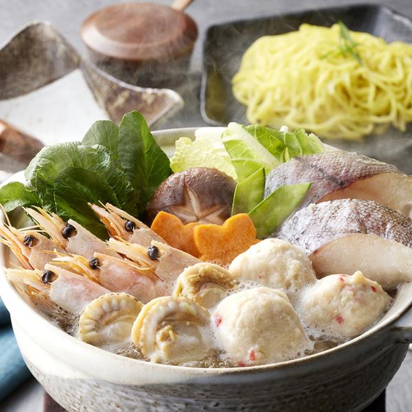 個食用 海鮮ちゃんこ鍋セット 1896-901 ギフト 海鮮鍋 お鍋 鍋セット 鍋の具材 詰め合わせ...