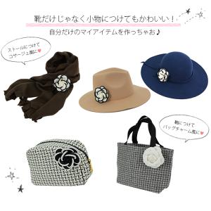 2個セット 花 造花 布花 コサージュ アクセ...の詳細画像2