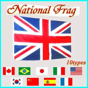 国旗 世界の国旗 アメリカ イギリス イタリア カナダ スペイン ブラジル フランス 韓国 中国 日本 インテリア ディスプレイ 旗 c80666m メール便送料無料｜midoriya