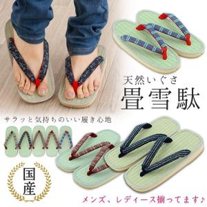 雪駄 レディース メンズ  日本製 タタミ イグサ セッタ