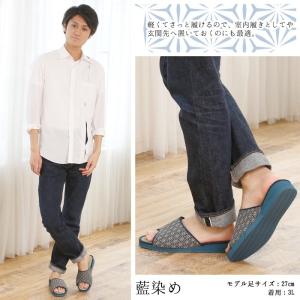 スリッパ メンズ 畳 サンダル 日本製 タタミ...の詳細画像2