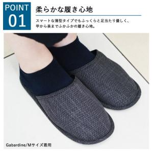 携帯スリッパ 洗える ふっくら 薄型 3サイズ...の詳細画像5