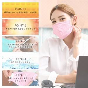 2枚セット 洗える マスク 秋冬 暖房対策 春...の詳細画像4