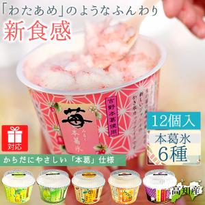 【一点ものカスタム】かき氷いちごミルク かき氷ケース付き！ 苺氷り本舗 本葛氷り 苺氷り 6個セット 新食感 アイス アイスクリーム