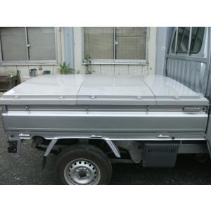 ハイゼットジャンボ用 トラカバー (軽トラック荷台カバー FRP製）塗装