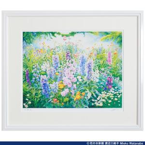 渡辺みえこ、サイーダ・モハメディアの空、希少な画集より、新品高級額・額装付 渡辺みえこ、サイーダ・モハメディアの空、希少な画集より、新品高級額