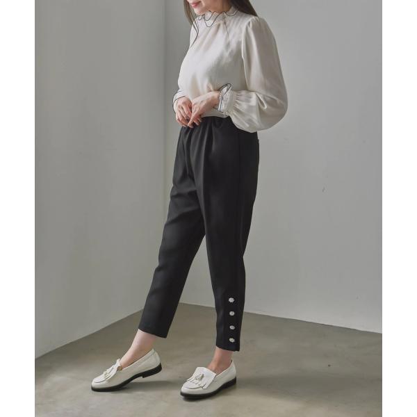 miele grande ミエーレ グランデ ビジュー ボタン パンツ レディース 女性 大人 ボト...
