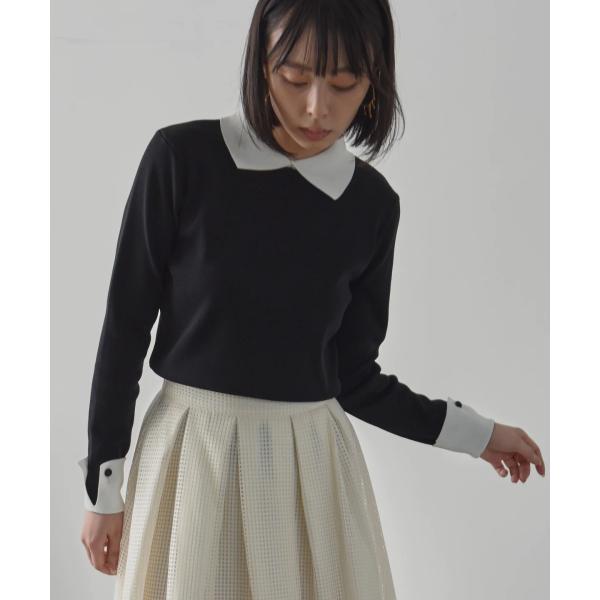 miele grande ミエーレ グランデ カフス ロング スリーブ ニット 長袖 レディース 女...