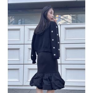 新品！miele grande ミエーレグランデ バルーン ベスト miele grande（ミエーレグランデ） 裾 バルーン ペプラム ベスト