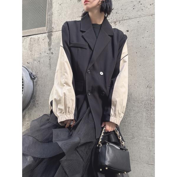 miele grande ミエーレ バイカラー ジャケット JKT レディース おしゃれ かわいい ...