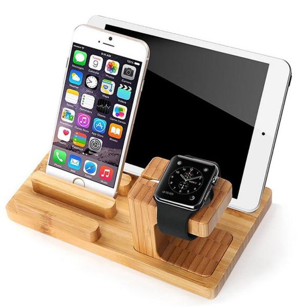 Mies’ 木製 多目的スタンド スマホ タブレット 携帯 スタンド 卓上 スタンド Apple w...