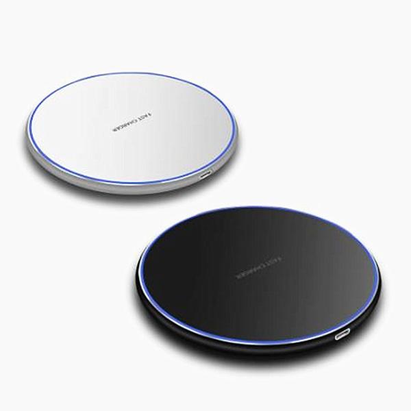 ワイヤレス充電器 急速 最大10W出力 置くだけ充電 Qi対応の iphone Android など...