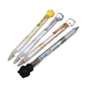 CRUX 肉球10色ボールペン 0.7mm 油性 あそうぼうねこ柄 126267