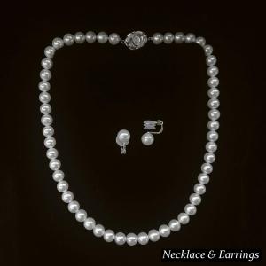 本真珠 ネックレス パール silver シルバー 冠婚葬祭 アクセサリー 小物 パール ネックレス 冠婚葬祭 パールネックレス 真珠 2連 あこや