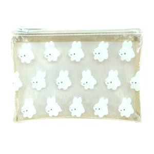 ミッフィースタイル限定　うさぎぬいぐるみ　クリアポーチ