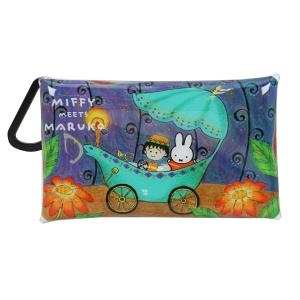 クリアマルチケースS　夜のお出かけ　miffy meets maruko