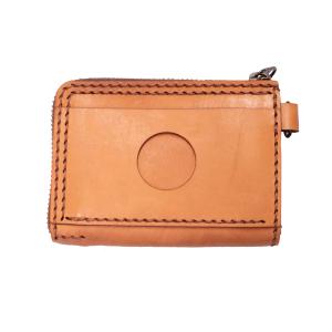 レザークラフトキット　L型ファスナー財布　手作りキット　手縫い　コンパクト財布