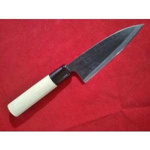 イノシシの皮剥包丁 白紙1号 両刃 いのしし 狩猟ナイフ 解体 特殊包丁