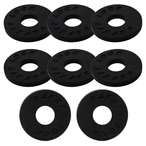 ギターストラップロック 8個セット ストラップラバー フェンダー ストラップ ロック ギター ベース...