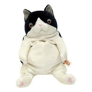  シナダグローバル もちねこ ぬいぐるみ ハチワレ (M) MONE-0230H