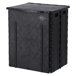 折りたたみ椅子 アウトドアチェア コンパクト 幅32cm ブラック 収納 スツール 耐荷重80kg 86105