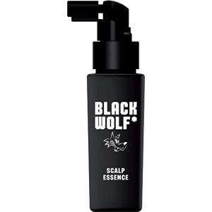 BLACK WOLFブラックウルフ 液体 スカルプ エッセンス50mL スカルプケアの総仕上げ/頭皮に直接浸透*角質層まで/無香料 黒 30代以｜migaru-315
