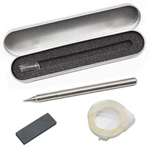 Cali&Brita スジ彫り3点セット スジ彫りペン ガイドテープ 砥石 プラモデル ガンプラ 専用ケース入