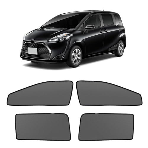 新型 シエンタ 170系 メッシュカーテン マグネット式 遮光 換気 サイドバイザー 車用 SIEN...