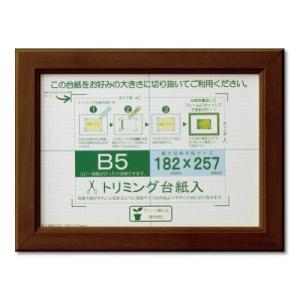 大仙 額縁 OA額 OAカノエ B5 ブラウン シュリンクパック J635D6001