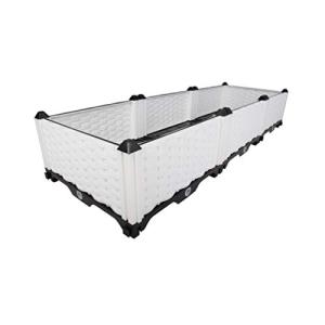 HRS ガーデンボックス 屋外 プランターボックス 大型 組立式 プラスチック製 園芸 鉢植え入れ ベランダ 屋上 庭  栽培