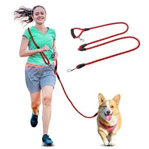 Paw's Beauty ショルダーリード式犬用リード 犬散歩用多機能肩掛けリード 長さ3mで大型 中型 小型犬に使用可能 犬の散歩時に両手を開