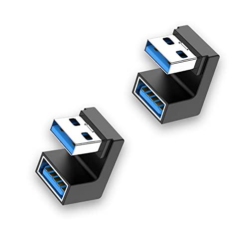 usb変換アダプタ100W充電速度 10Gbps高速データ伝送 二個セット usb u型/type ...