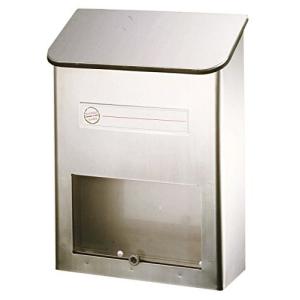 グリーンライフ 郵便ポスト 縦型ステンレスポスト さびにくい18-8ステンレス 11.5×34.0×25.0cm