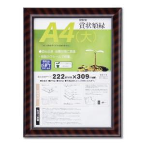 大仙 額縁 賞状額 金ラック R A4大 樹脂製 シュリンクパック J335B2500