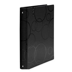 DY.2ten バインダー A4 4穴 大容量 クリアポケット 収納ホルダー 差し替え式 O型 1.5インチ 厚 ビジネス オフィスフォルダー