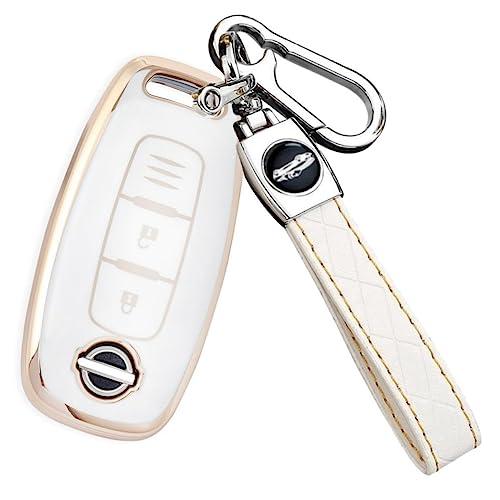 YANMW サクラキーケース適合日産アリア キーカバー新型 エクストレイルスマートキーケース TPU...