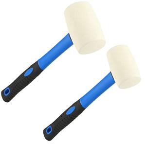 JOIKIT ラバーハンマー ファイバーグラス柄 ゴムハンマー 組立家具 板金作業 機械の修理 ゴムハンマー 16オンス と24オンス 全長30