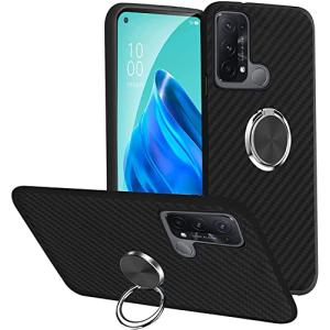 OPPO Reno5 A ケース リング付き TPU ソフト 背面 ストライプのデザイン Reno5 A 耐衝撃 スマホケース ストラップホール