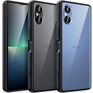 SONY Xperia 5 V 用 ケース クリア SO53D / SOG12 耐衝撃  SGS認証 黄ばみなし レンズ保護 滑り止め 指紋防止
