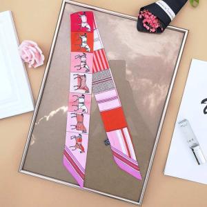スカーフ バッグスカーフ カバンスカーフ リボ...の詳細画像2