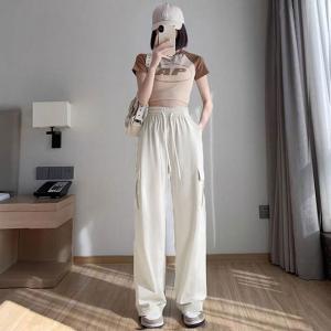 夏 ワークパンツ ヒップポップ レディース カ...の詳細画像3